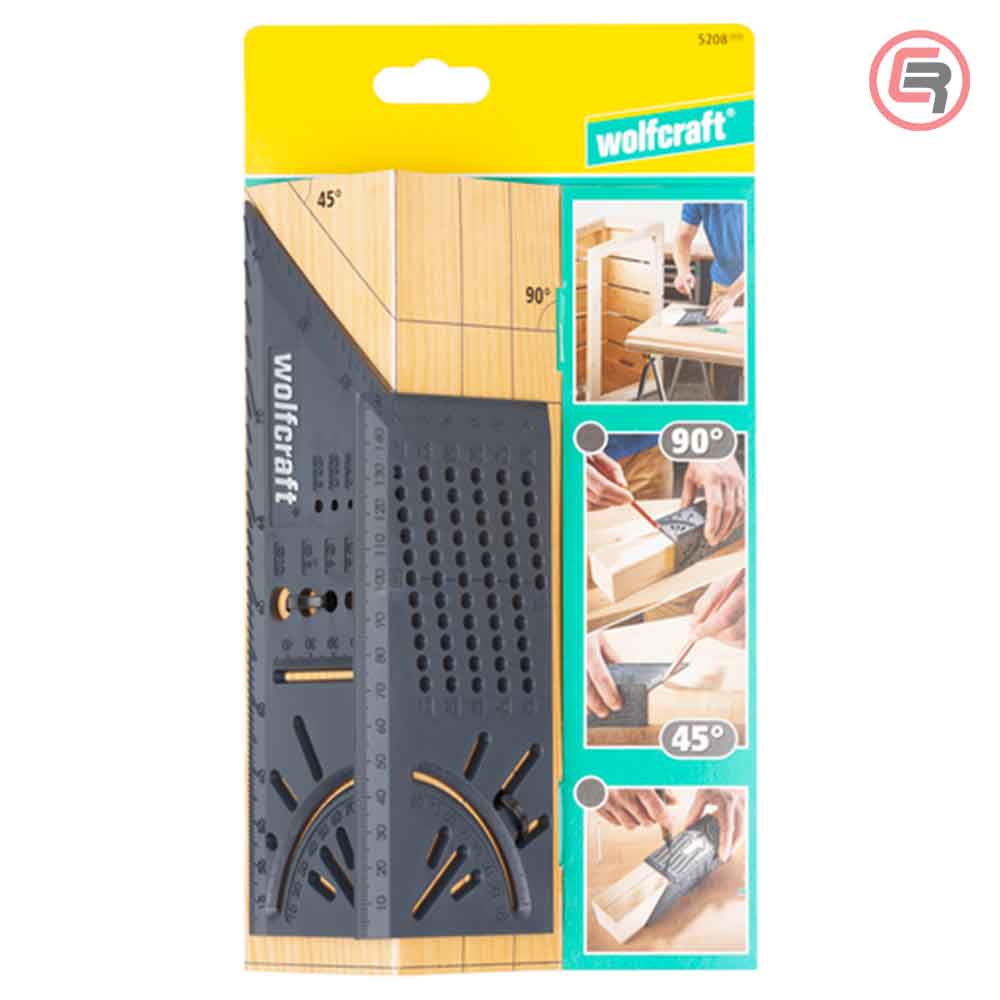 Wolfcraft Kutnik 3D Plastični 212 x 74 x 62 mm - 5208000 - Slika 2