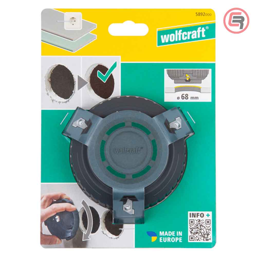 Wolfcraft Upuštač Ruba Provrta Za Gips Karton fi 68 mm - 5892000 - Slika 2