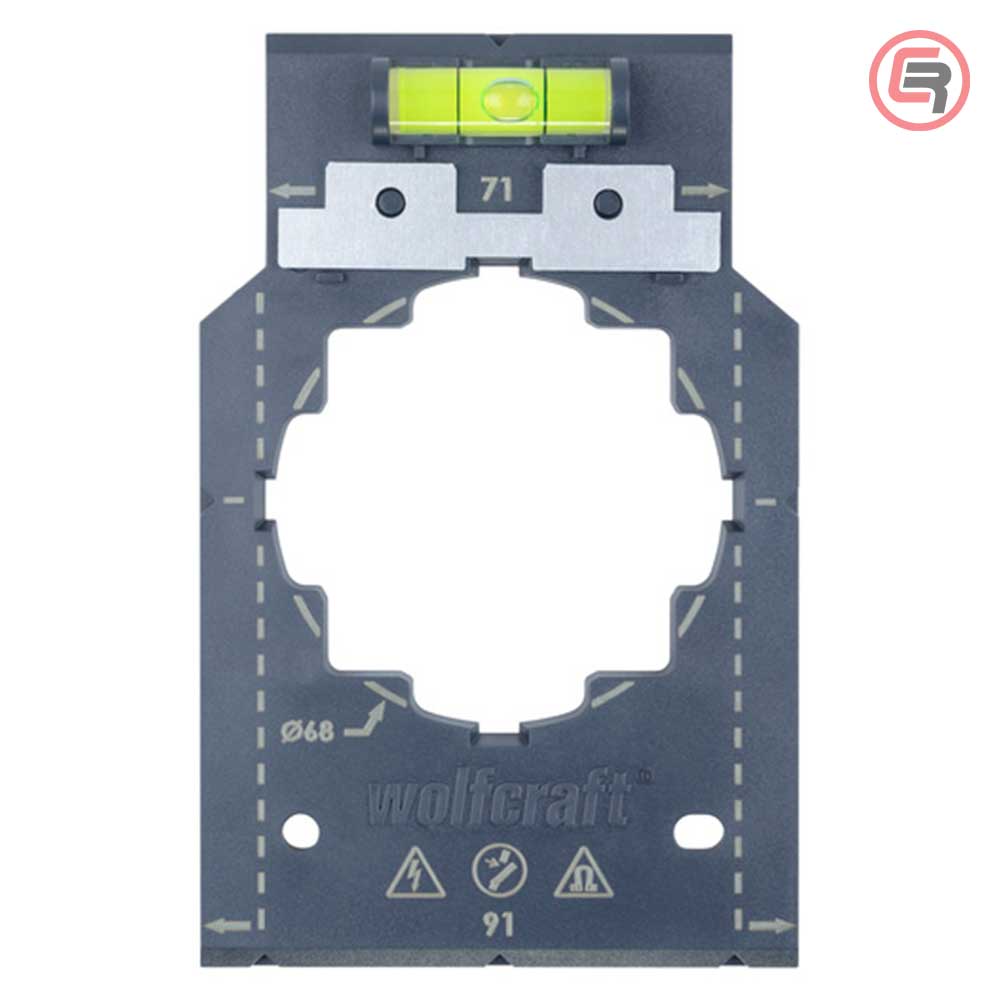 Wolfcraft Šablon Za Označavanje i Izravnavanje Utičnica - 5975000 - Slika 3