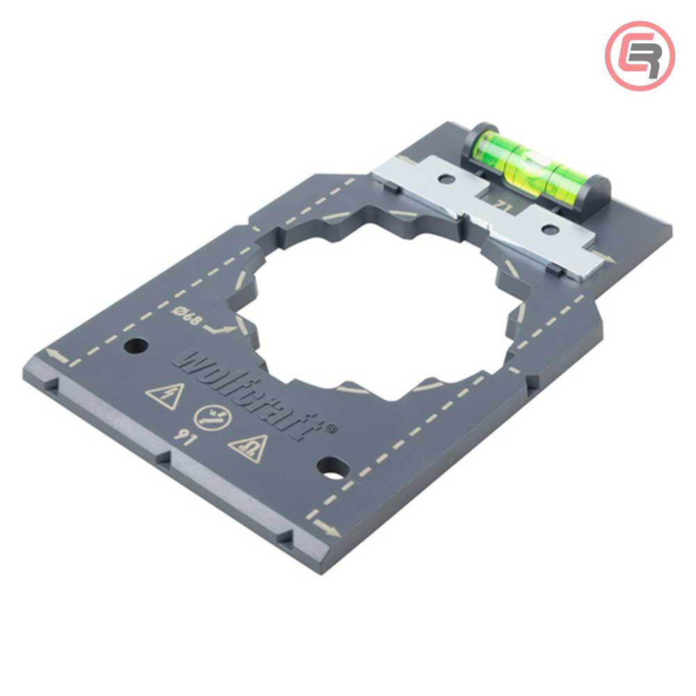 Wolfcraft Šablon Za Označavanje i Izravnavanje Utičnica - 5975000