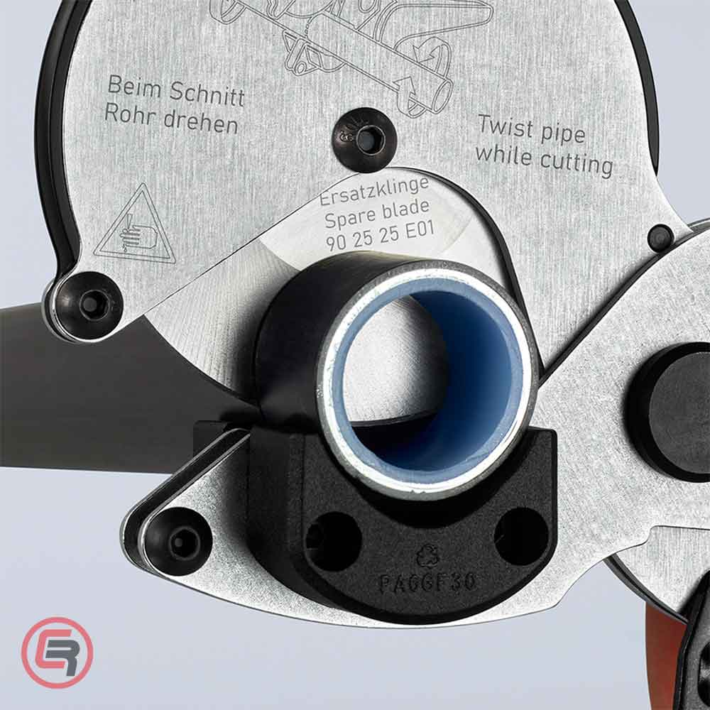 Knipex Kliješta Za Rezanje Kompozitnih i Plastičnih Cijevi do fi 26 mm - 90 25 25 - Slika 4