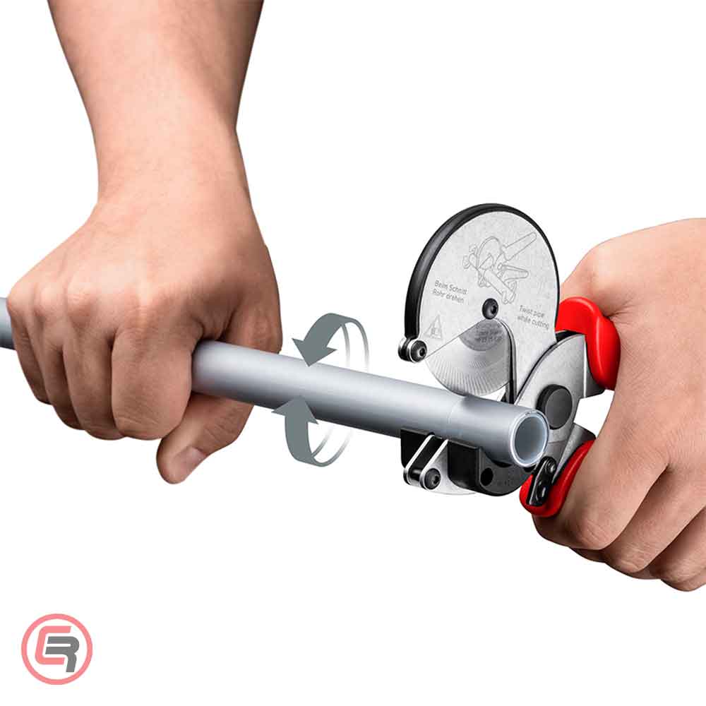 Knipex Kliješta Za Rezanje Kompozitnih i Plastičnih Cijevi do fi 26 mm - 90 25 25 - Slika 5