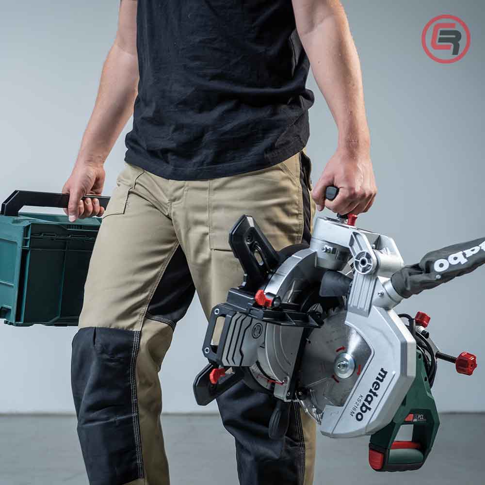 Metabo Pila Kružna KS 216 M Za Kutno Rezanje 216 mm / 1,35 kW Sa Dva Lista Pile – 610216900 - Slika 8