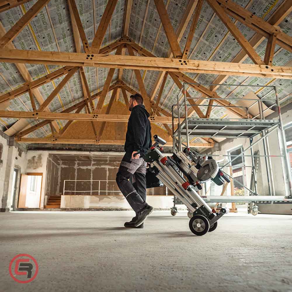 Metabo Pila Kružna KGS 254 M Za Kutno Rezanje Potezna 254 mm / 1,8 kW Sa Dva Lista Pile – 613254900 - Slika 2