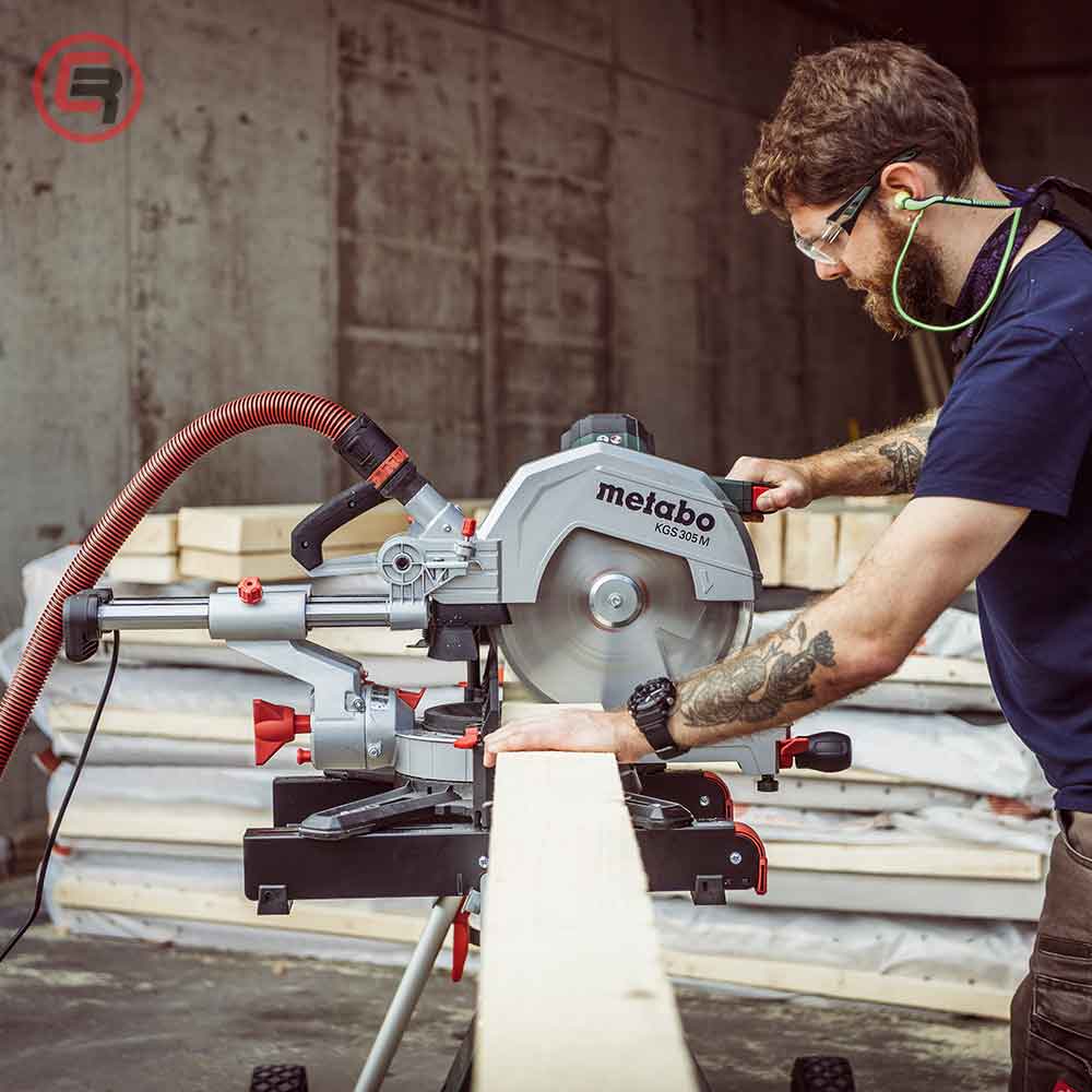 Metabo Pila Kružna KGS 305 M Za Kutno Rezanje Potezna 305 mm / 2,0 kW Sa Dva Lista Pile – 613305900 - Slika 3