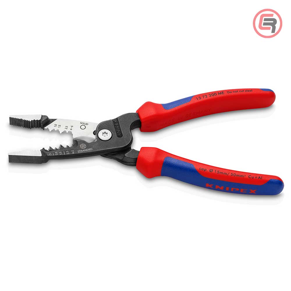 Knipex Kliješta Elektroinstalacijska Multifunkcionalna 200 mm – 13 72 200 ME - Slika 2