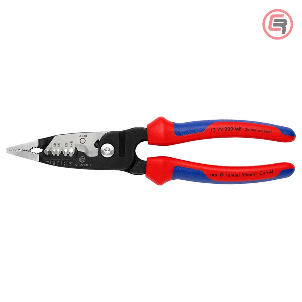 Knipex Kliješta Elektroinstalacijska Multifunkcionalna 200 mm – 13 72 200 ME - Slika 3