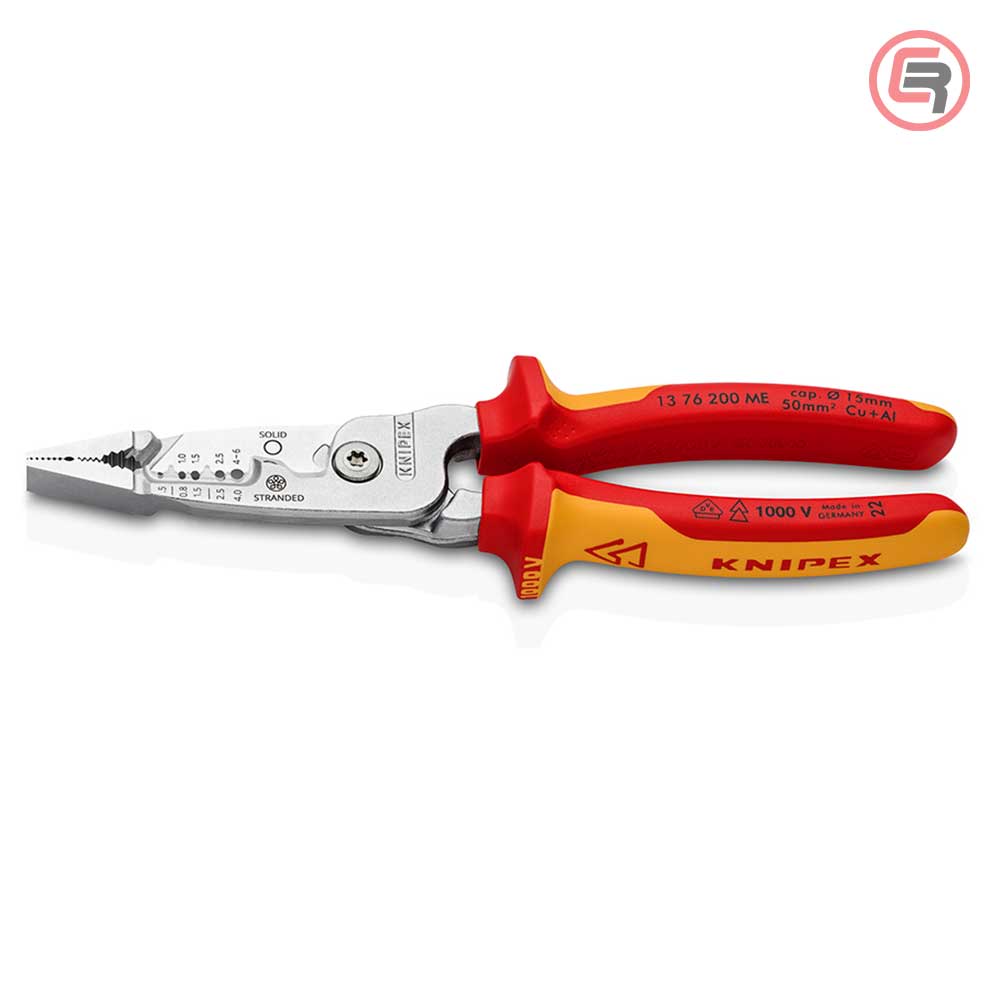 Knipex Kliješta Elektroinstalacijska Multifunkcionalna 200mm 1000V – 13 76 200 ME