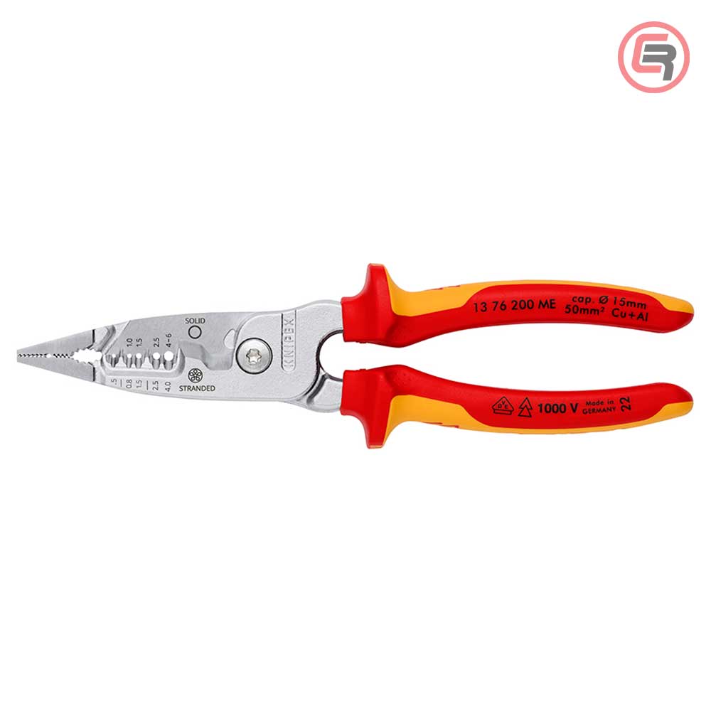 Knipex Kliješta Elektroinstalacijska Multifunkcionalna 200mm 1000V – 13 76 200 ME - Slika 3