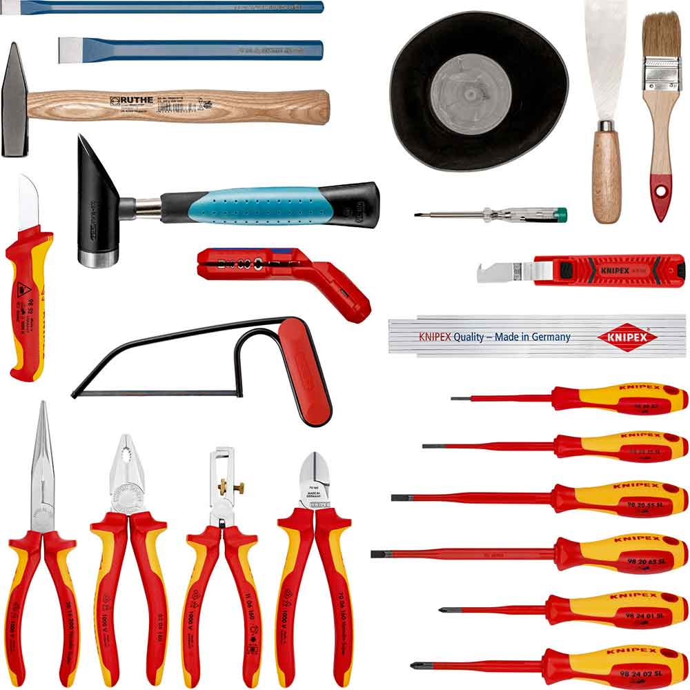 Knipex Garnitura Alata Za Elektroinstalatere U Torbi "Classic" Electric / 23 dijelna - 00 21 02 EL - Slika 2