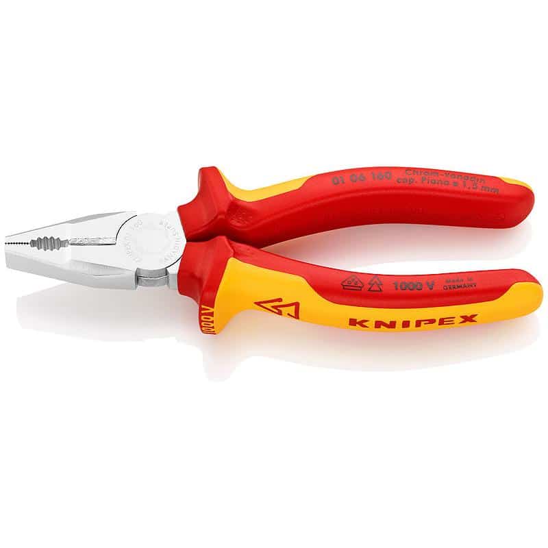 Knipex Kliješta Kombinovana 160mm 1000V – 01 06 160