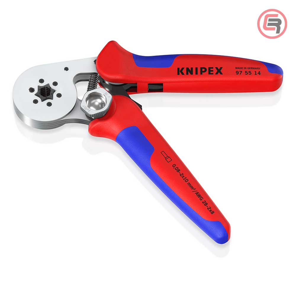 Knipex Kliješta Samopodešavajuća Za 6-Kutno Presanje Čahura 0,08-16 mm2 – 97 55 14 - Slika 2