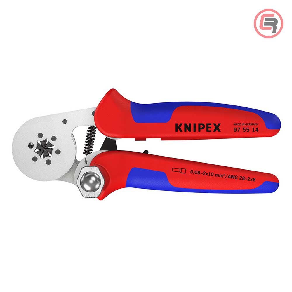 Knipex Kliješta Samopodešavajuća Za 6-Kutno Presanje Čahura 0,08-16 mm2 – 97 55 14 - Slika 3