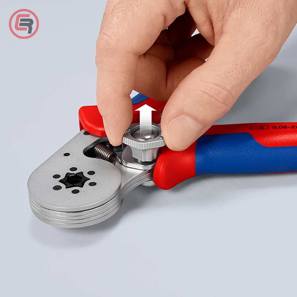 Knipex Kliješta Samopodešavajuća Za 6-Kutno Presanje Čahura 0,08-16 mm2 – 97 55 14 - Slika 4