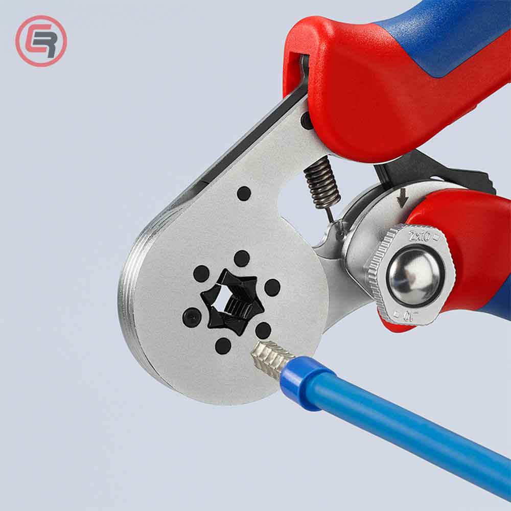 Knipex Kliješta Samopodešavajuća Za 6-Kutno Presanje Čahura 0,08-16 mm2 – 97 55 14 - Slika 7