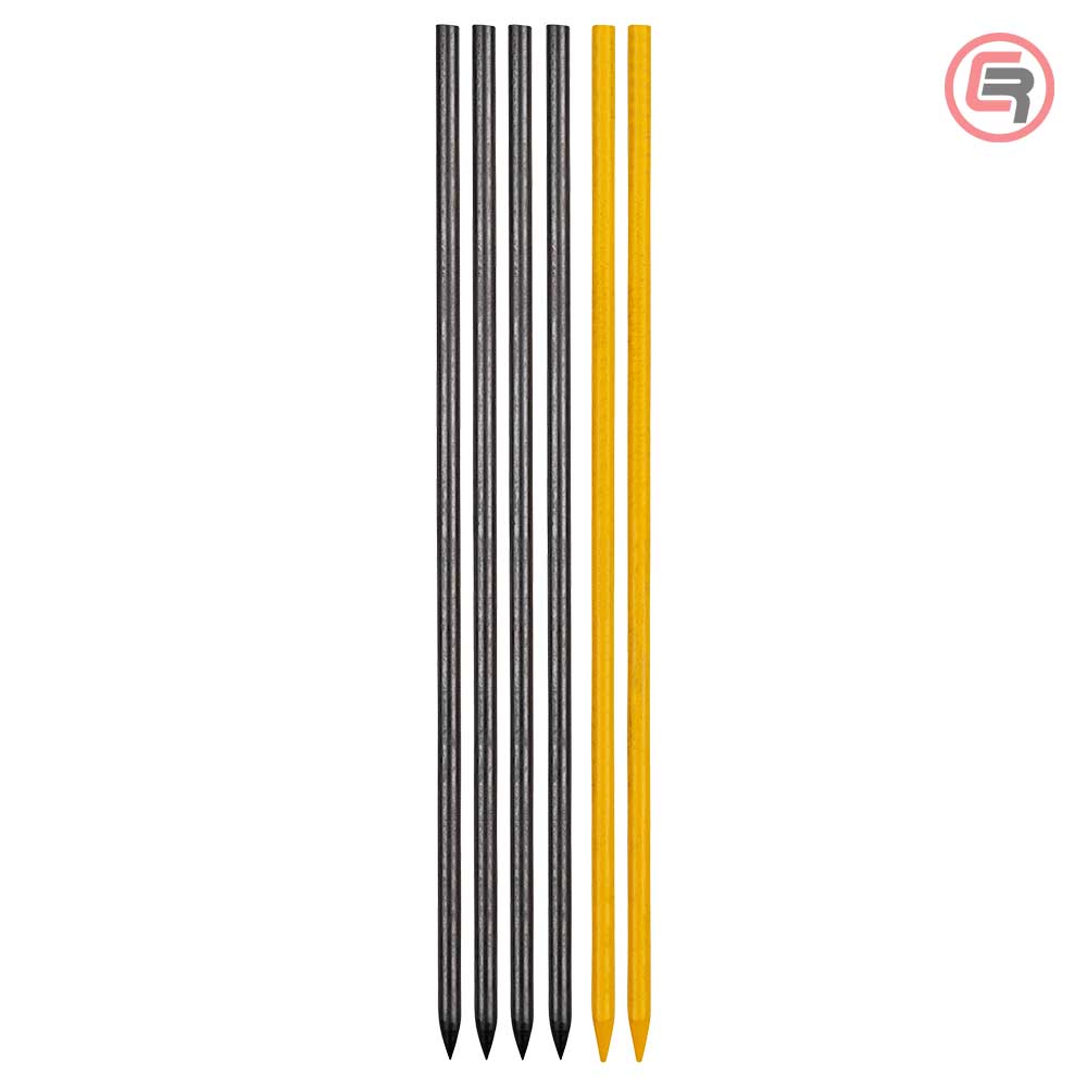 Wolfcraft Set Špiceva Olovke Za Označavanje 4 Siva + 2 Žuta / 6 dijelni – 5216000 - Slika 3