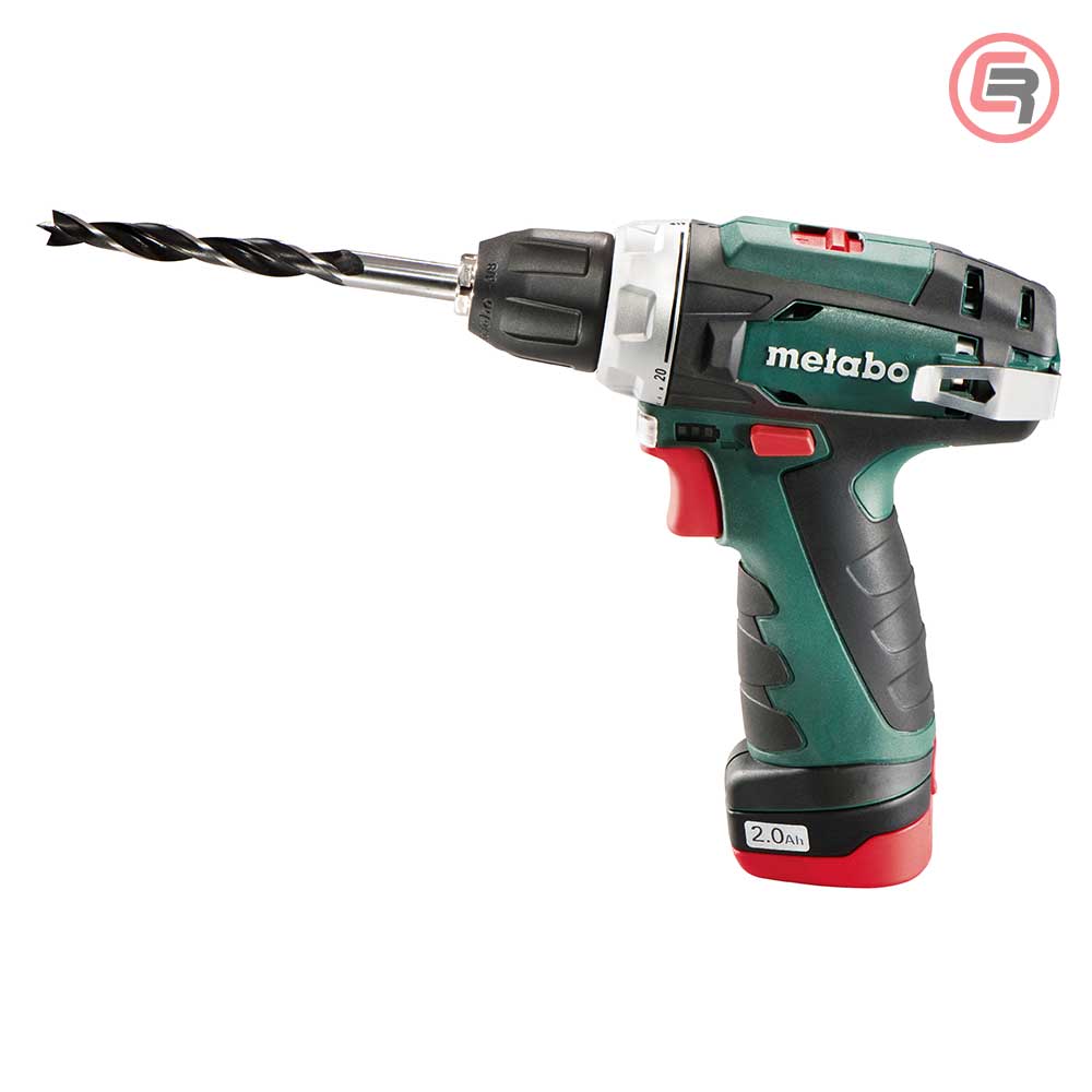 Metabo Bušilica-Odvijač Aku PowerMaxx BS Basic 12V 2xAKU (2,0Ah) LC 24 + Kofer – 600984500 - Slika 7