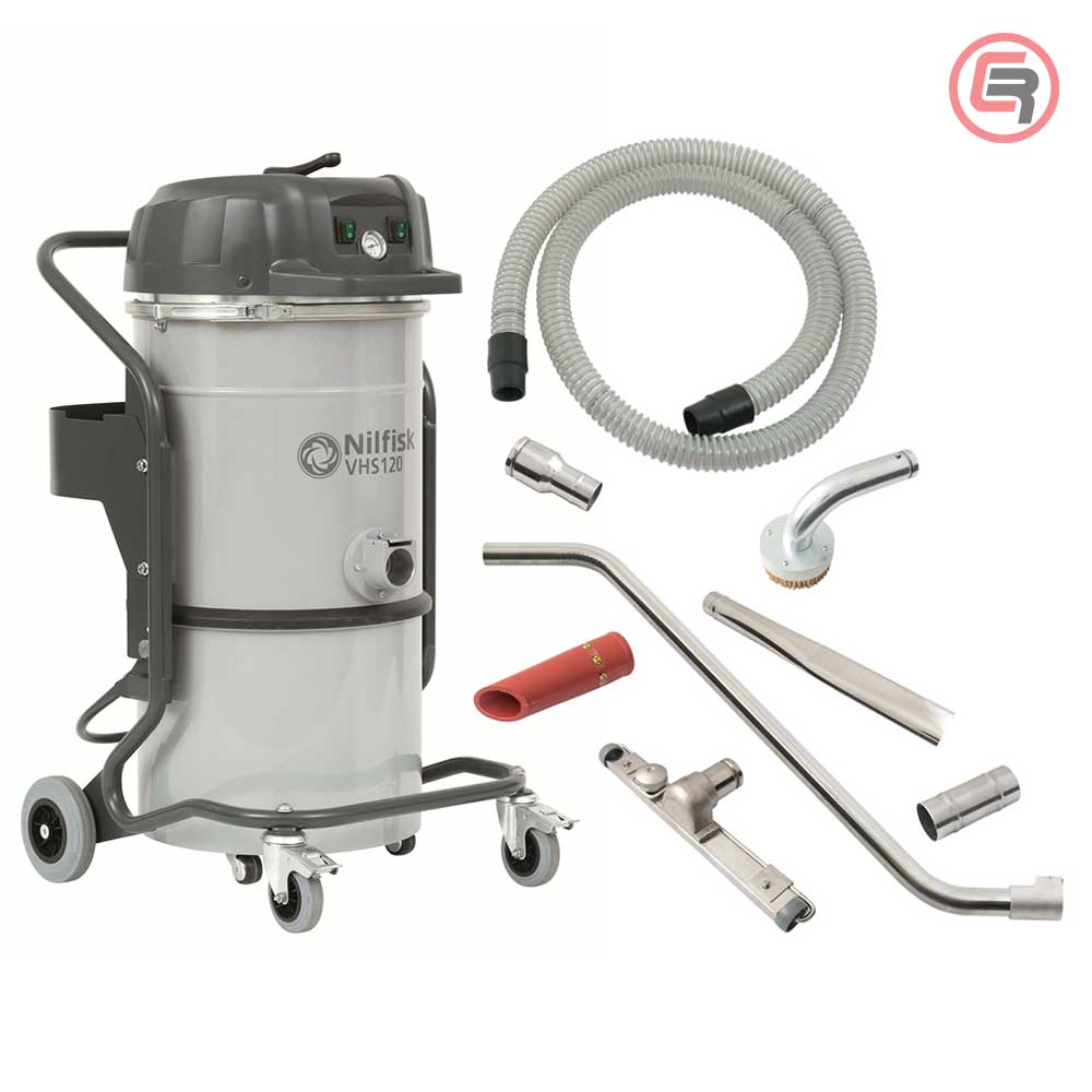 Nilfisk CFM Usisivač VHS 120 Industrijski Monofazni Mokro - Suhi Sa Priborom – 4012300068