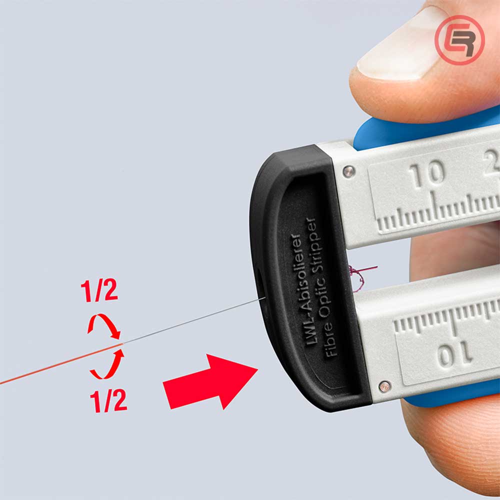 Knipex Alat Za Skidanje Izolacije Sa Optičkog Kabla – 12 85 110 SB - Slika 3