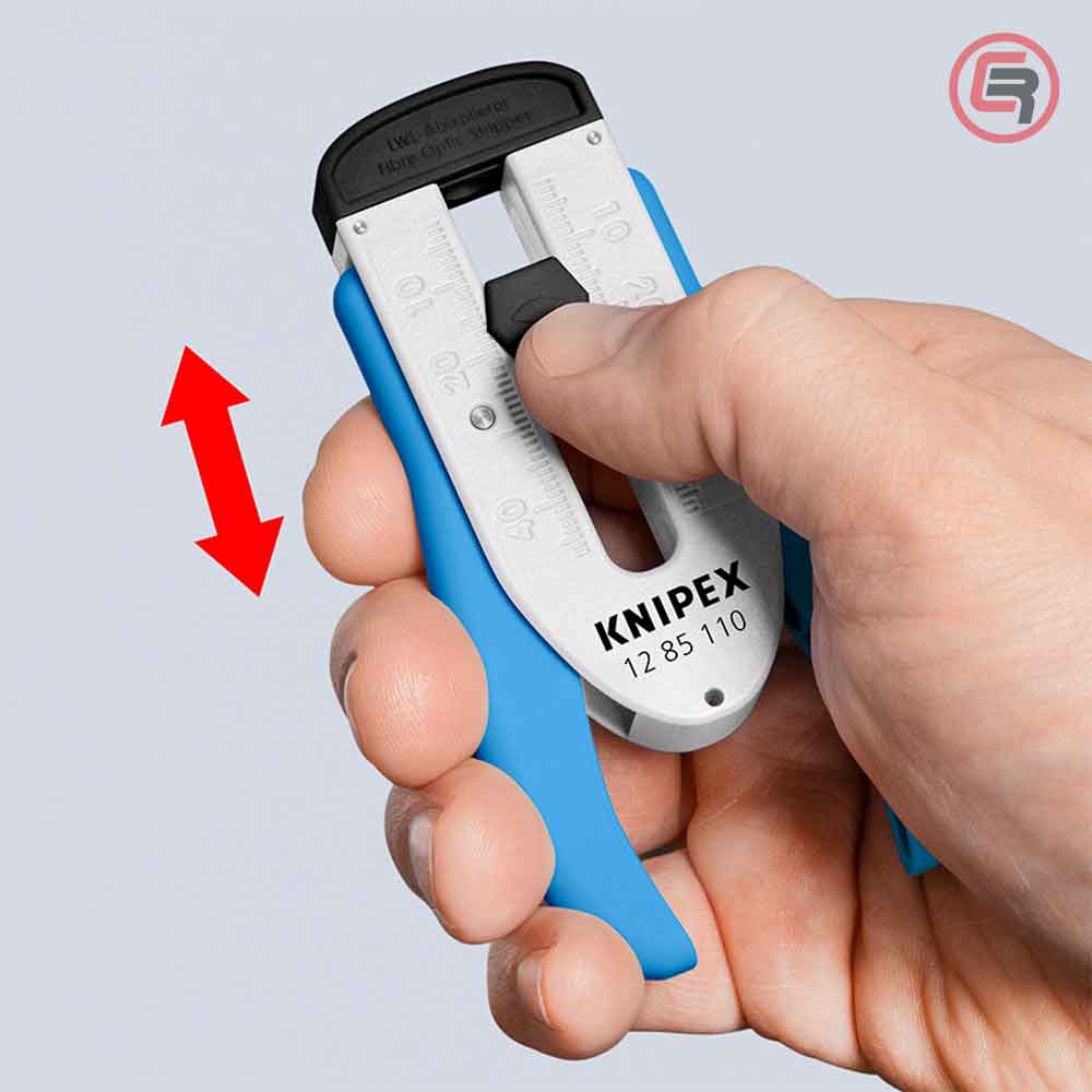 Knipex Alat Za Skidanje Izolacije Sa Optičkog Kabla – 12 85 110 SB - Slika 4
