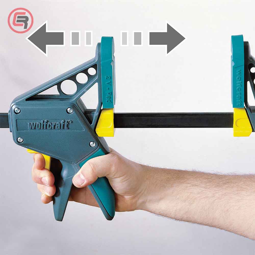 Wolfcraft Stega Jednoručna Brza EHZ PRO 100 / 150 mm - 3030000 - Slika 5