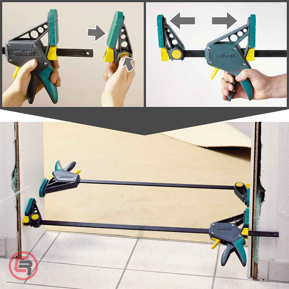 Wolfcraft Stega Jednoručna Brza EHZ PRO 100 / 150 mm - 3030000 - Slika 6