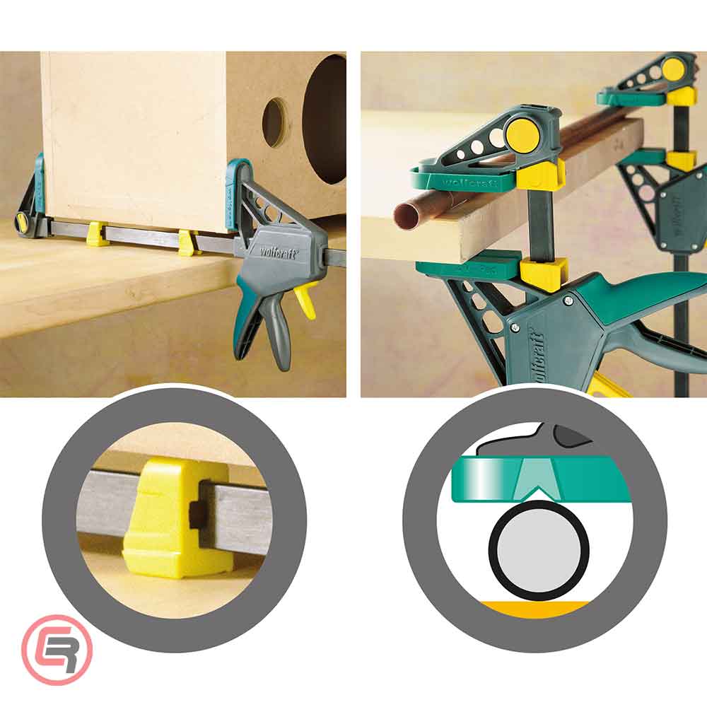 Wolfcraft Stega Jednoručna Brza EHZ PRO 100 / 150 mm - 3030000 - Slika 8