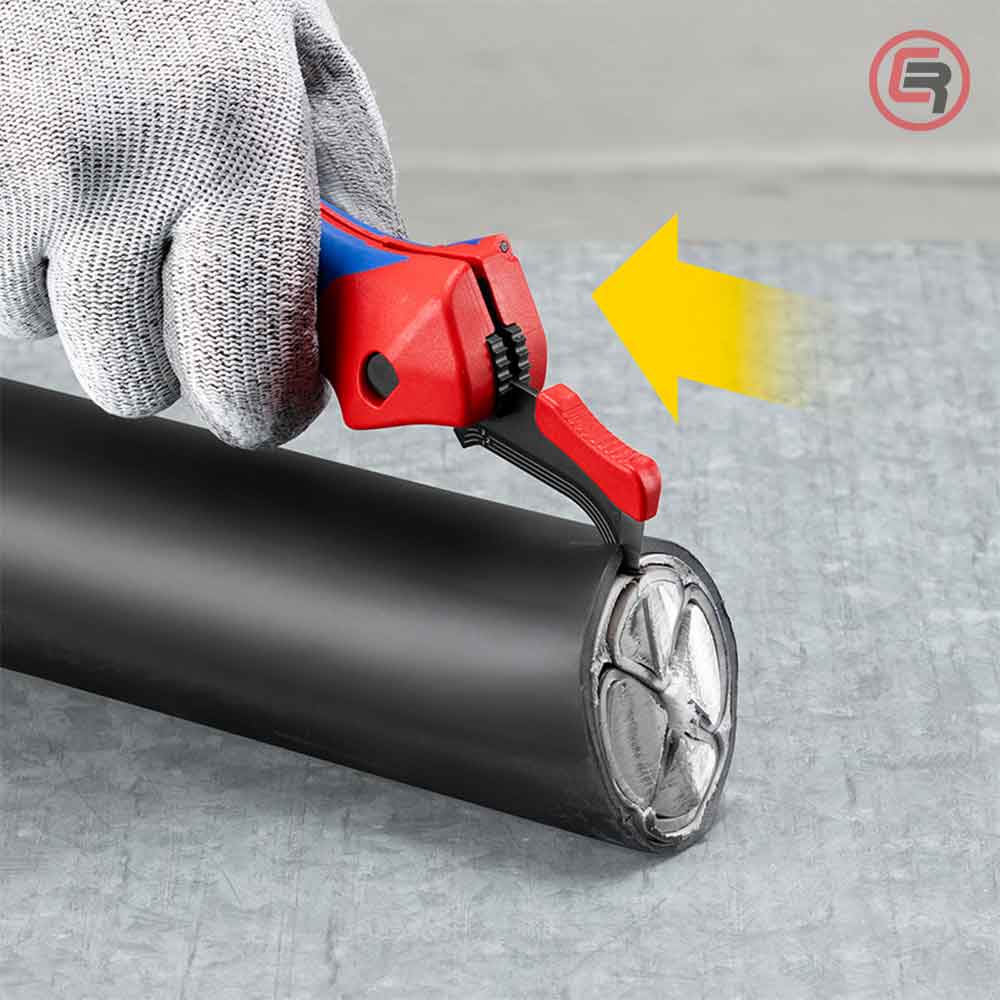 Knipex Nož Za Skidanje Izolacije Sa Kukom i Račna Funkcijom 146 mm - 16 50 145 SB - Slika 6