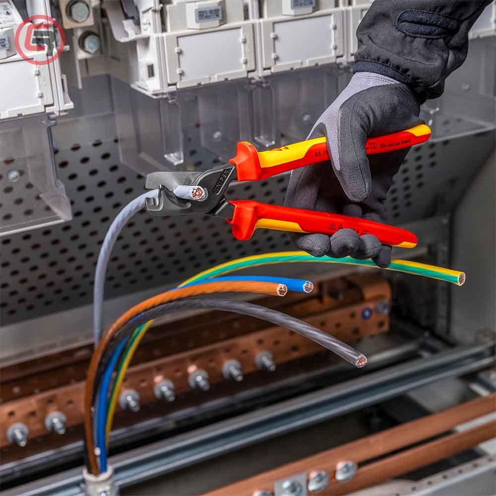 Knipex Škare Makaze 225mm Za Kablove StepCut XL fi 23mm / 120mm2 1000V – 95 18 225 - Slika 8