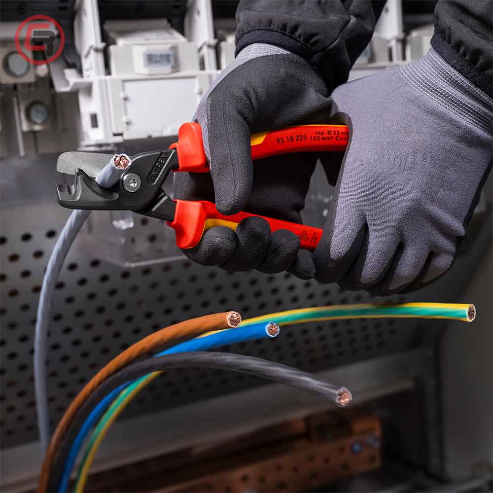 Knipex Škare Makaze 225mm Za Kablove StepCut XL fi 23mm / 120mm2 1000V – 95 18 225 - Slika 9