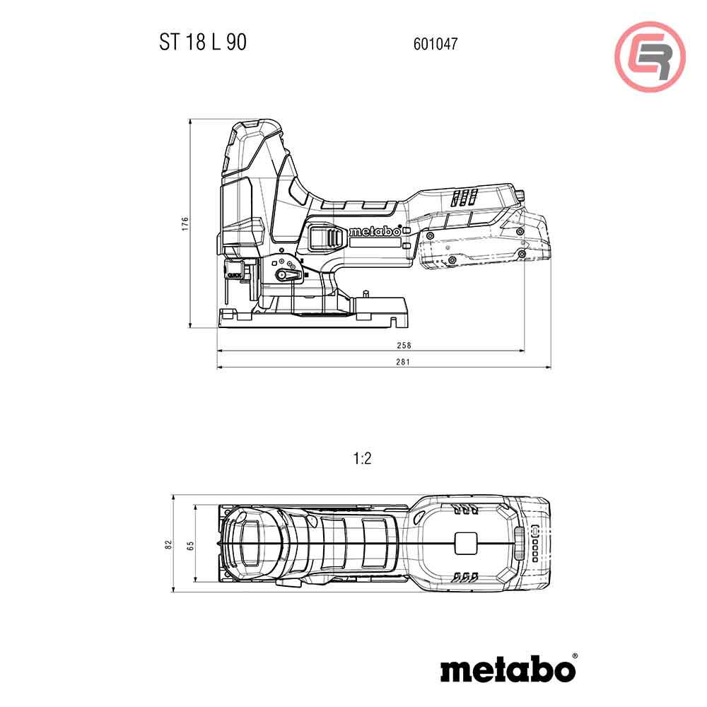 Metabo Pila Ubodna Aku ST 18 L 90 - 18V (bez baterije i punjača) – 601047850 - Slika 6