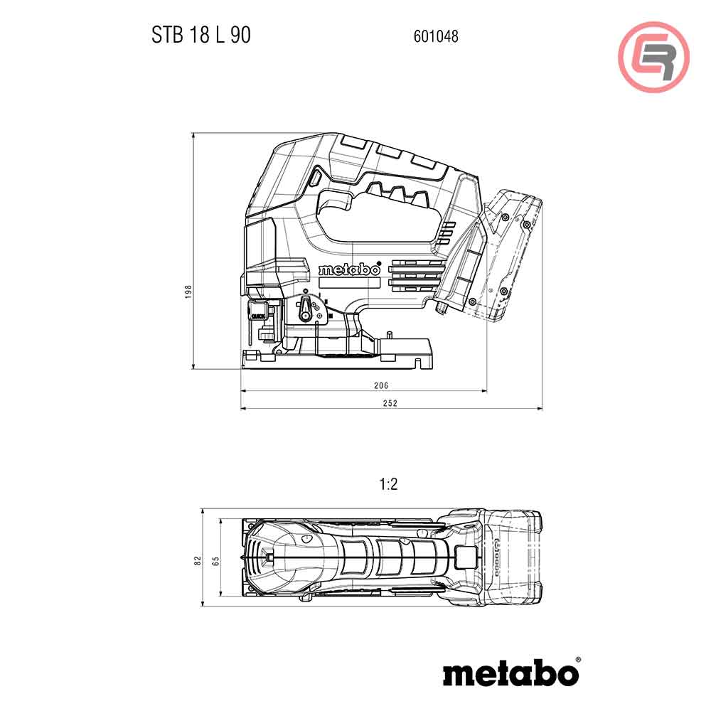 Metabo Pila Ubodna Aku STB 18 L 90 - 18V (bez baterije i punjača) + metaBOX – 601048840 - Slika 5