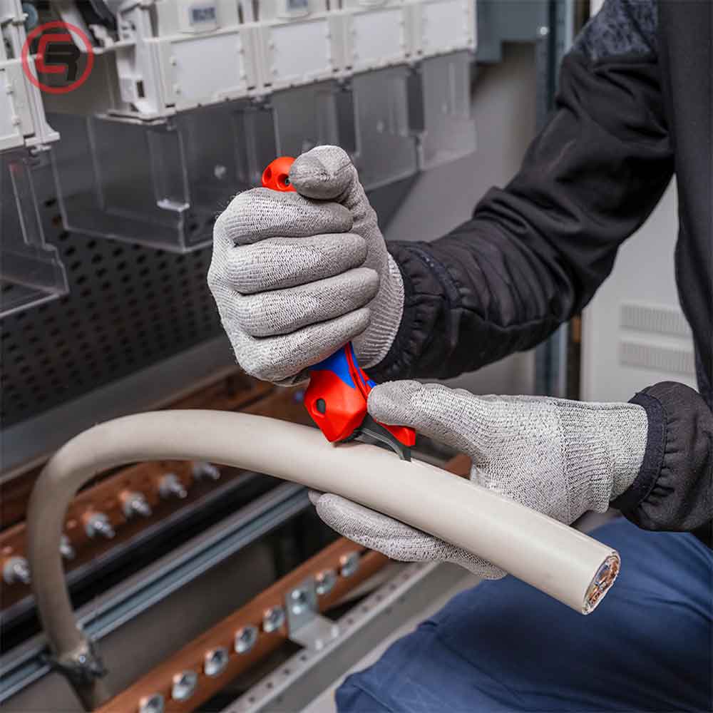 Knipex Nož Za Skidanje Izolacije Sa Kukom i Račna Funkcijom 146 mm - 16 50 145 SB - Slika 8