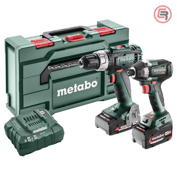 Metabo Combo Set 2.8.2 / 18V BS 18 L + SSD 18 LT 200 BL (1×2,0 Ah + 1×4,0 Ah + ASC55)+ metaBOX – 685194000