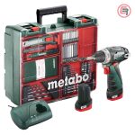 Metabo Bušilica-Odvijač Aku PowerMaxx BS Basic 12V 2xAKU (2,0Ah) LC 40 Mobile WorkShop – 600080880