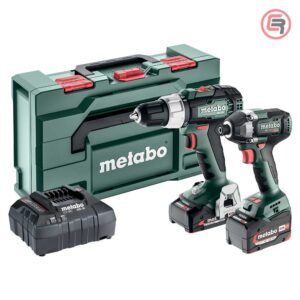 Metabo Combo Set 2.8.2 / 18V Akumulatorski Alat Set AKU LiPower (1×2,0 Ah + 1×4,0 Ah) + ASC 55 – 685194000