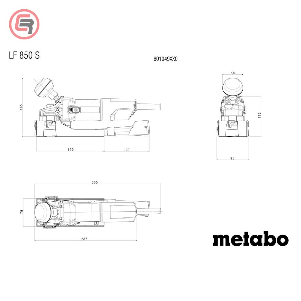 Metabo Glodalica LF 850 S Za Skidanje Laka 850 W U Koferu metaBOX 145 – 601049500 - Slika 10
