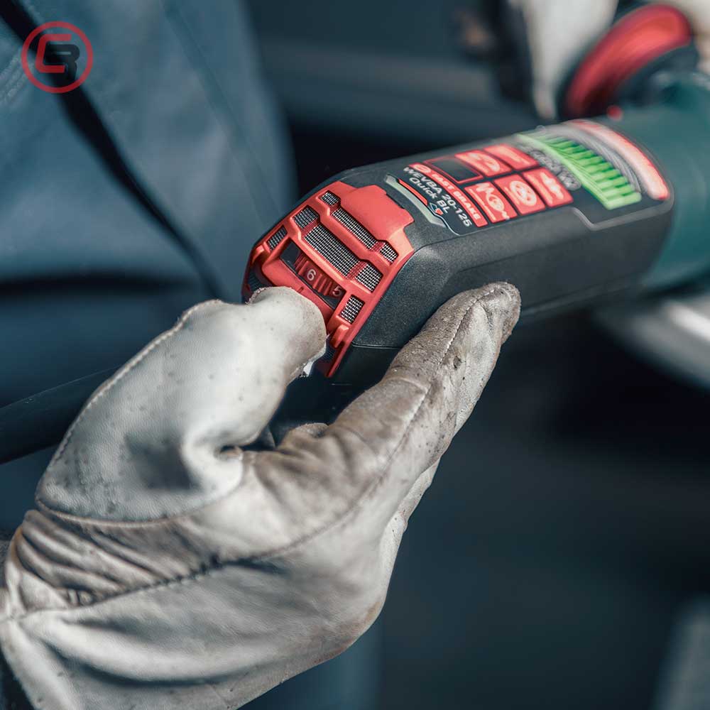 Metabo Brusilica WEVBA 20-125 Quick BL Kutna Elektronik "Autobalanser" 125 mm / 2.000 W – 600641000 - Slika 3