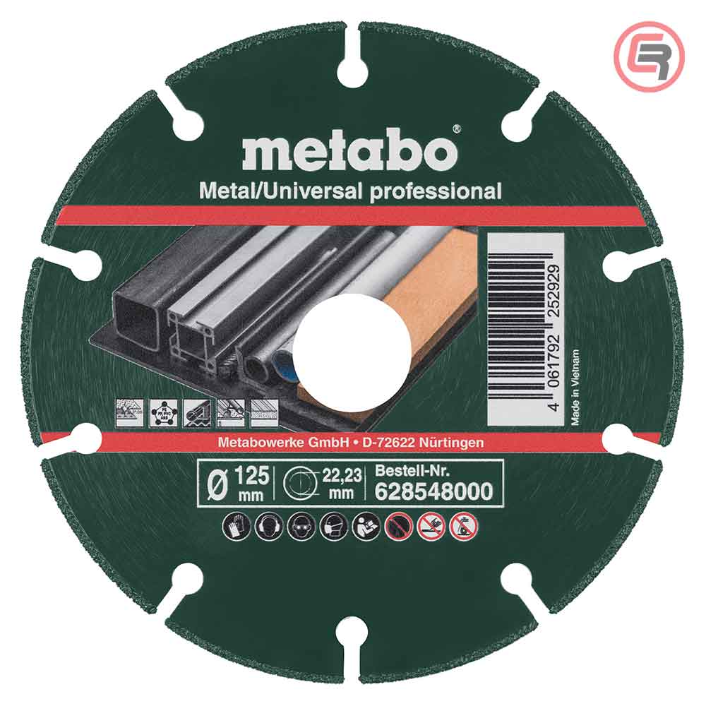 Metabo Dijamantna Rezna Ploča 125×1,3×22,23 mm "MUP" Metal / Universal Professional – 628548000