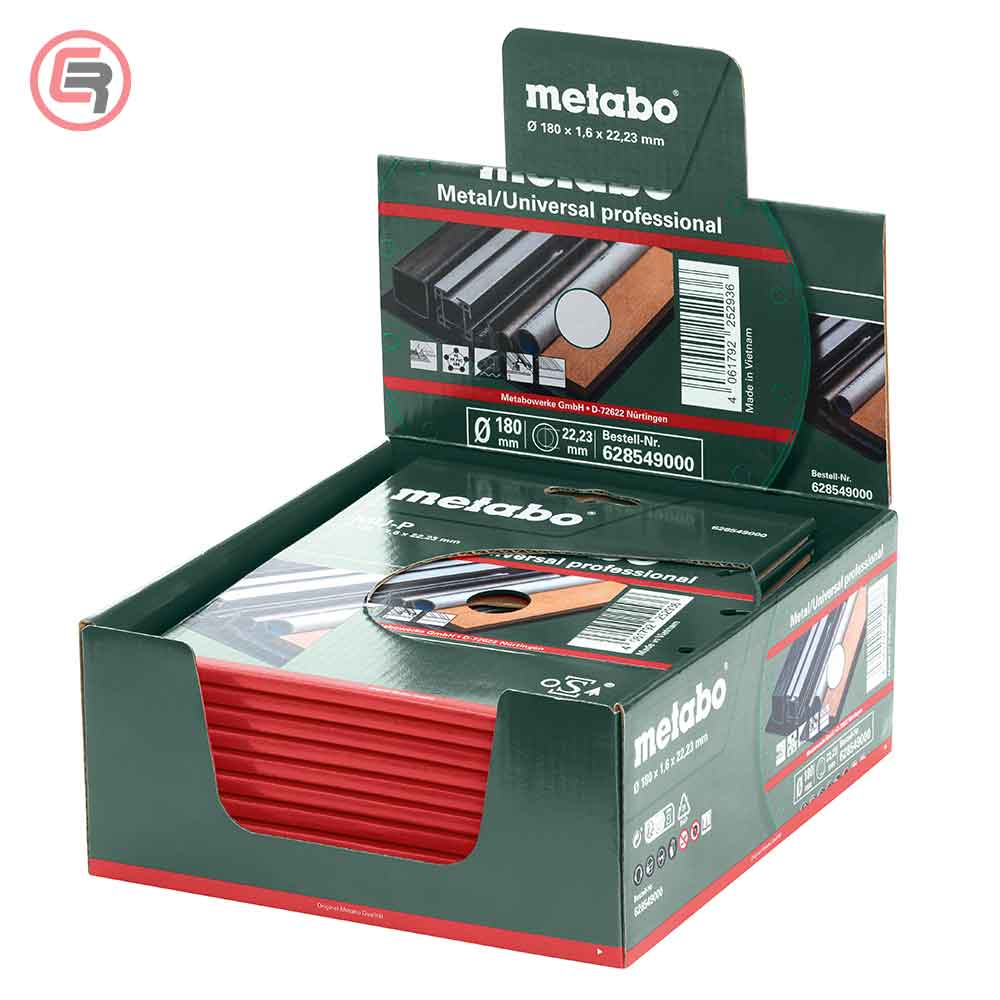 Metabo Dijamantna Rezna Ploča 180×1,6×22,23 mm "MUP" Metal / Universal Professional – 628549000 - Slika 2