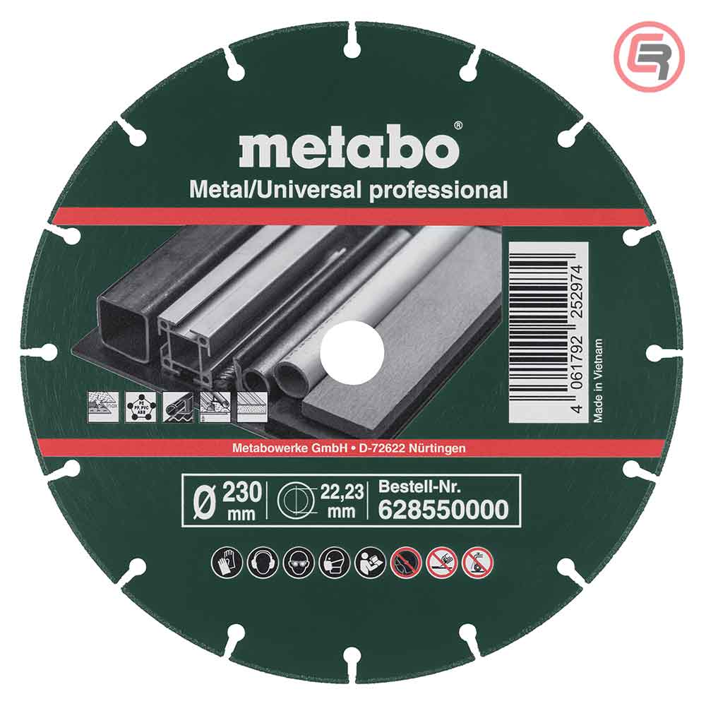 Metabo Dijamantna Rezna Ploča 230×1,6×22,23 mm "MUP" Metal / Universal Professional – 628550000