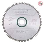 Metabo List Kružne Pile 250x2,8/1,8x30 / Z=80 Multi Cut Professional - 628087000