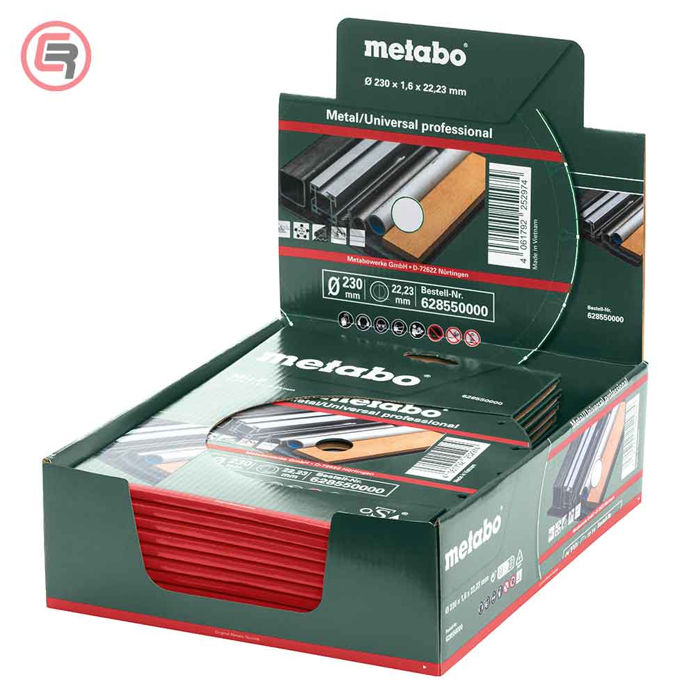 Metabo Dijamantna Rezna Ploča 230×1,6×22,23 mm "MUP" Metal / Universal Professional – 628550000 - Slika 2