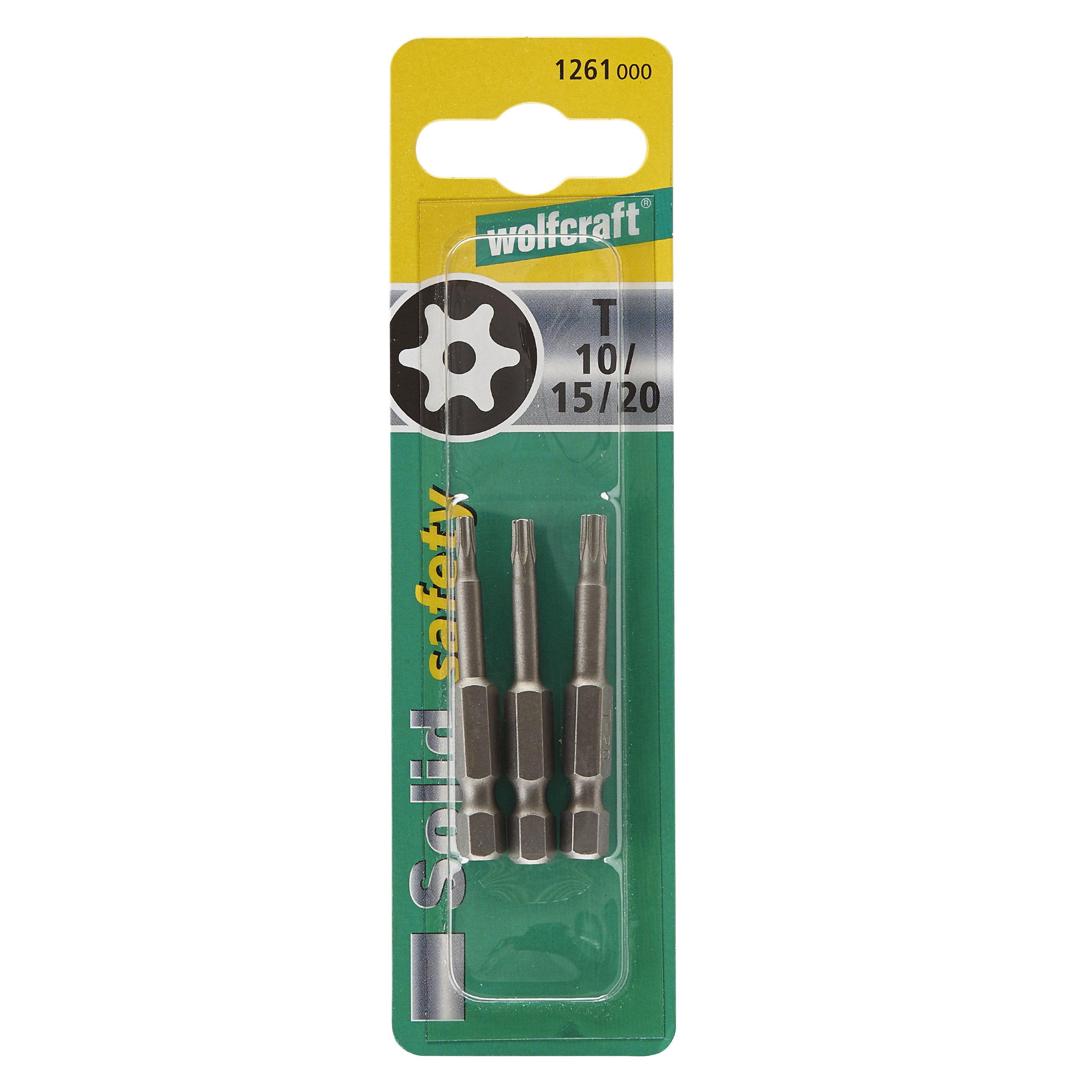 Wolfcraft Set Bit Nastavaka Sa Rupom Torx 10, 15, 20 - 50 mm / 3 dijelni - 1261000 - Slika 4