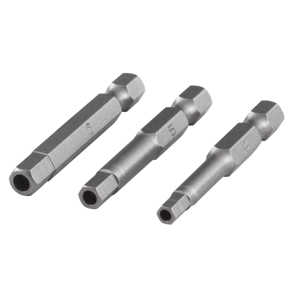 Wolfcraft Set Bit Nastavaka Sa Rupom Imbus 4, 5, 6 - 50 mm / 3 dijelni - 1264000