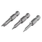 Wolfcraft Set Bit Nastavaka Plosnati Razrezani 4, 6, 8 - 50 mm / 3 dijelni - 1265000