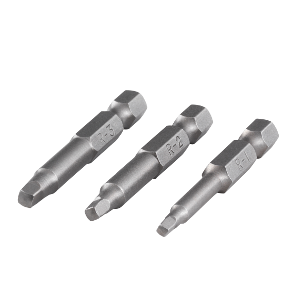 Wolfcraft Set Bit Nastavaka Kvadratni 1, 2, 3 - 50 mm / 3 dijelni - 1266000