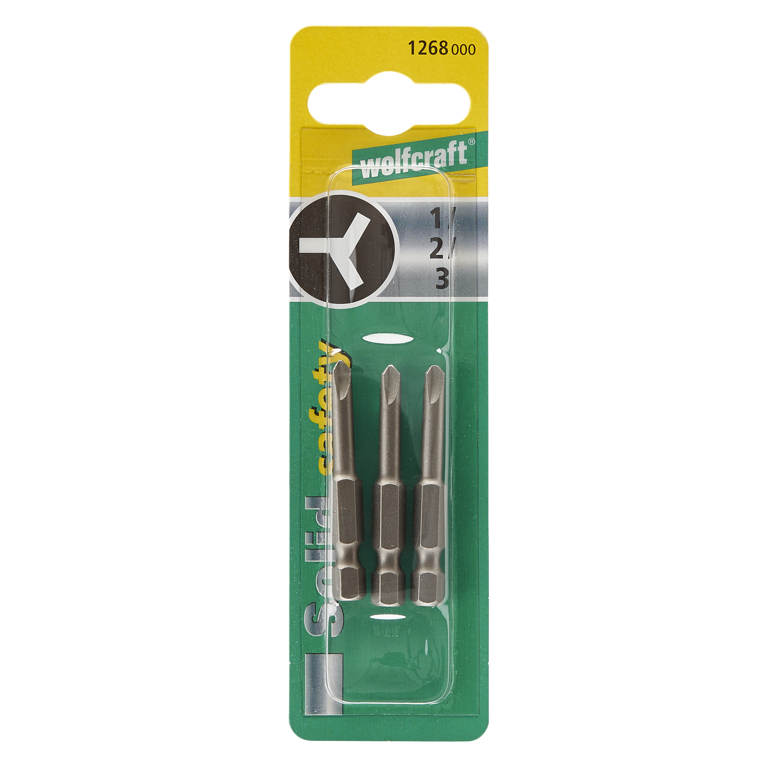 Wolfcraft Set Bit Nastavaka Tri Wing 1, 2, 3 - 50 mm / 3 dijelni - 1268000 - Slika 3