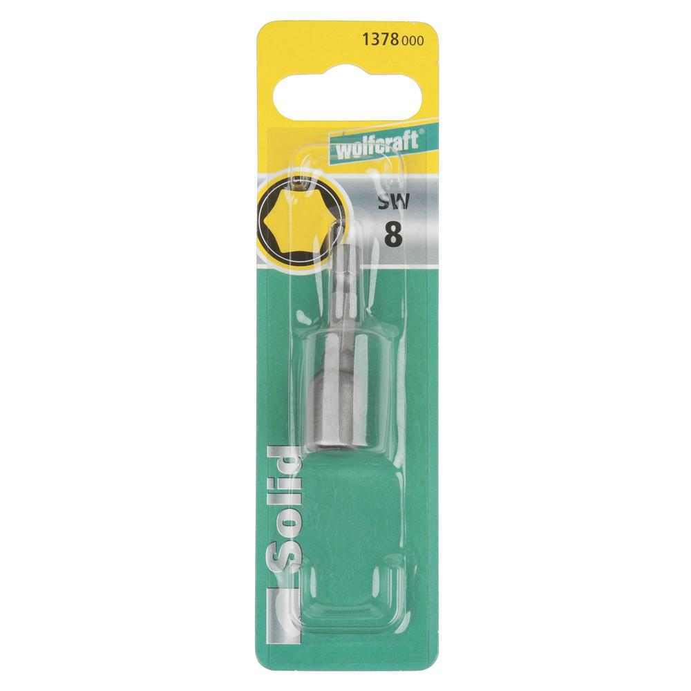 Wolfcraft Bit Nastavak Ključ Nasadni 8 mm Magnetni - 1378000 - Slika 2
