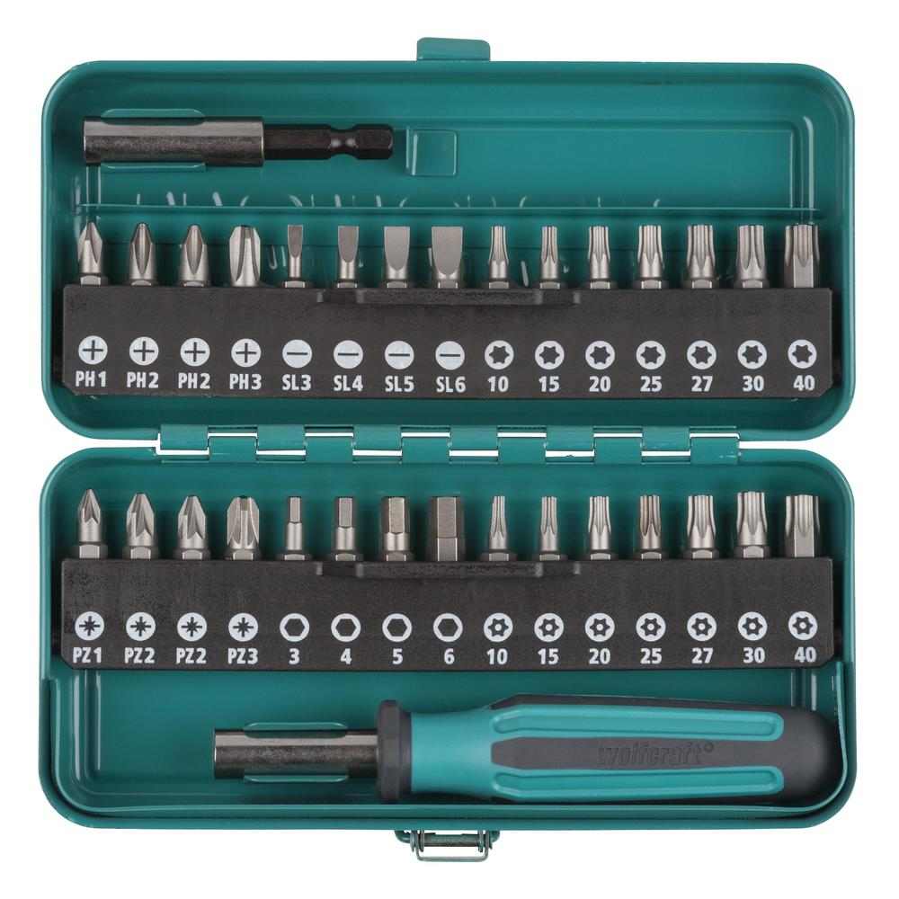 Wolfcraft Set Bit Nastavaka + Ručka "30 SOLID" / 32 dijelni - 1388000 - Slika 2